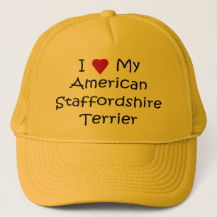 Casquette J'aime mes cadeaux du Staffordshire Terrier