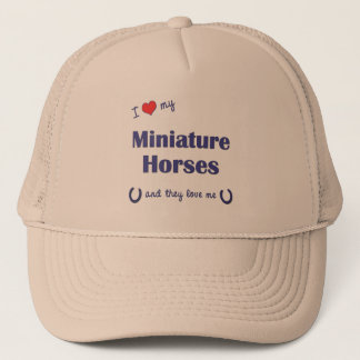 Casquette J'aime mes chevaux miniatures (les chevaux