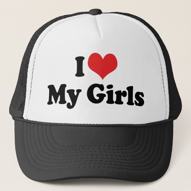 Casquette J'aime mes filles (Devant)