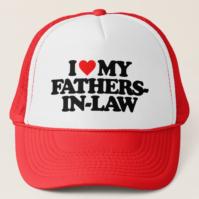 CASQUETTE J'AIME MES PÈRES-EN-DROIT (Devant)