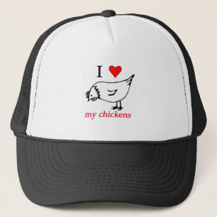 Casquette J'aime mes poulets