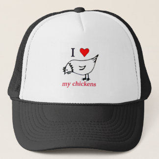 Casquette J'aime mes poulets
