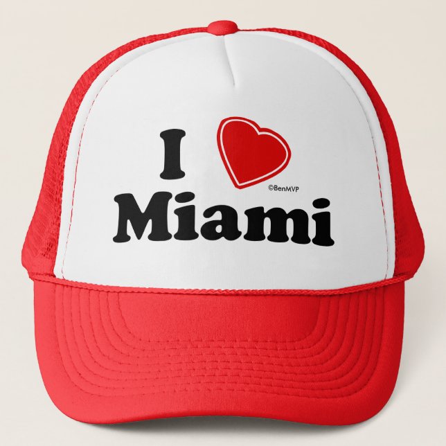 Casquette J'aime Miami (Devant)