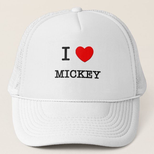 Casquette J'aime Mickey (Devant)