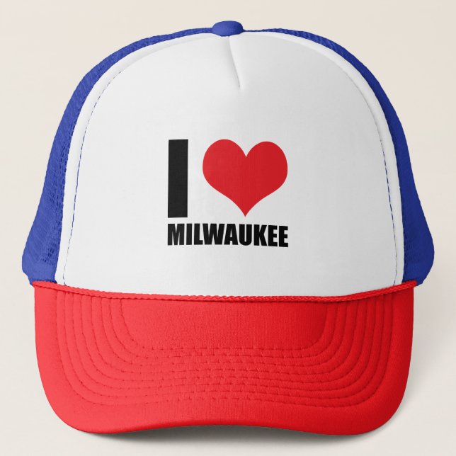 Casquette J'aime Milwaukee  (Devant)