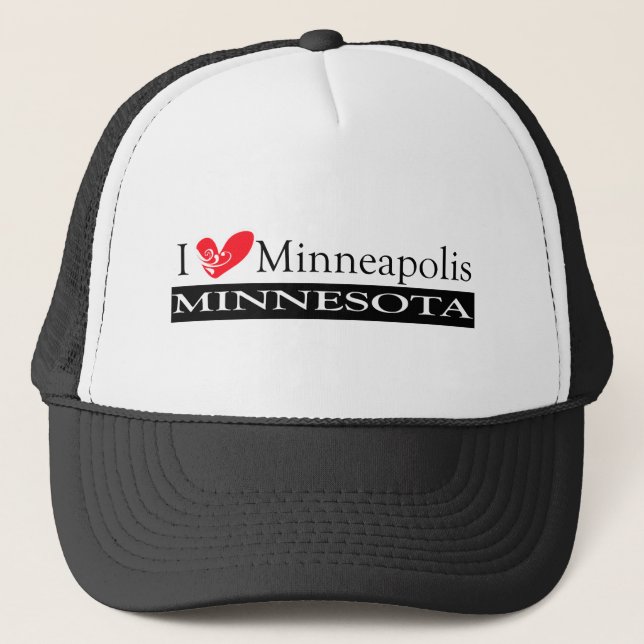 Casquette J'aime Minneapolis Minnesota (Devant)