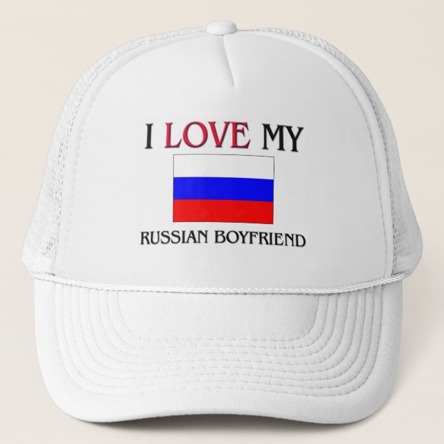 Casquette J'aime mon ami russe (Devant)