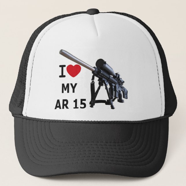 Casquette J'aime mon AR-15 (Devant)