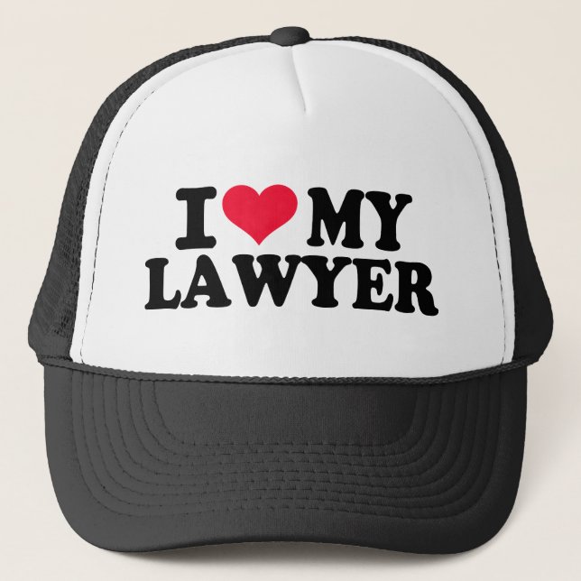 Casquette J'aime mon avocat (Devant)