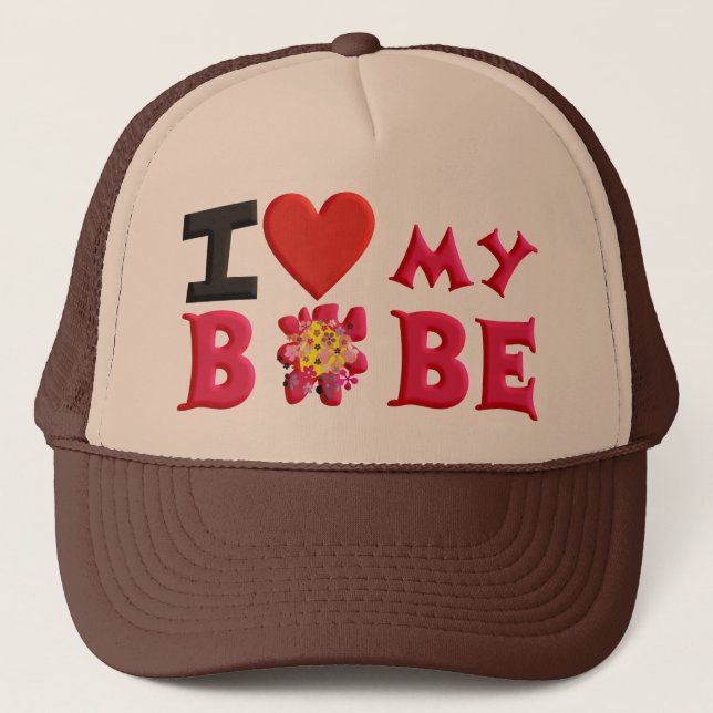 Casquette J'aime mon Bobe (Devant)