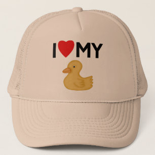 Casquette J'Aime Mon Caoutchouc En Caoutchouc