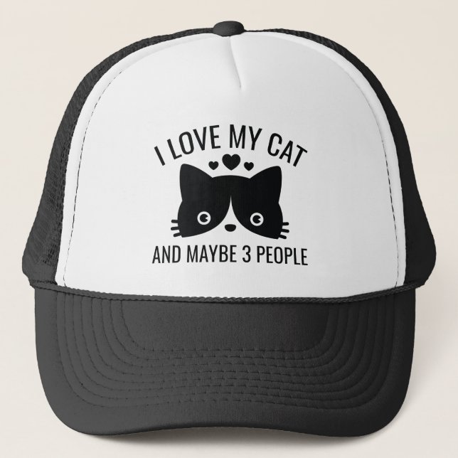 Casquette J'Aime Mon Chat (Devant)