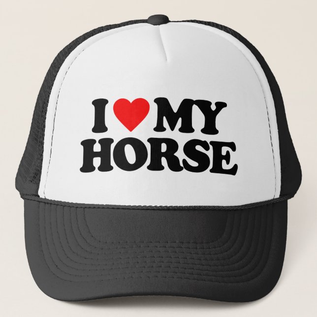 CASQUETTE J'AIME MON CHEVAL (Devant)