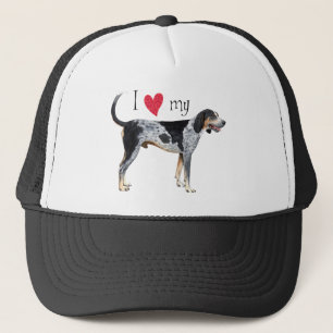 Casquette J'aime mon Coonhound de Bluetick