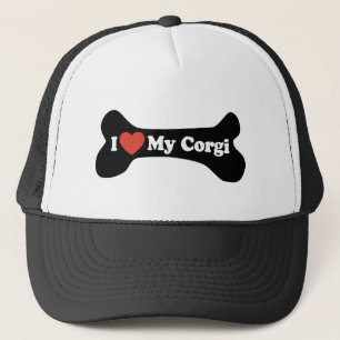 Casquette J'Aime Mon Corgi - Os de Chien