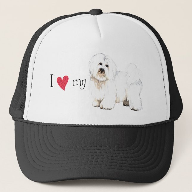 Casquette J'aime mon coton de Tulear (Devant)
