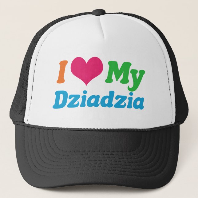 Casquette J'Aime Mon Dziadzia (Devant)