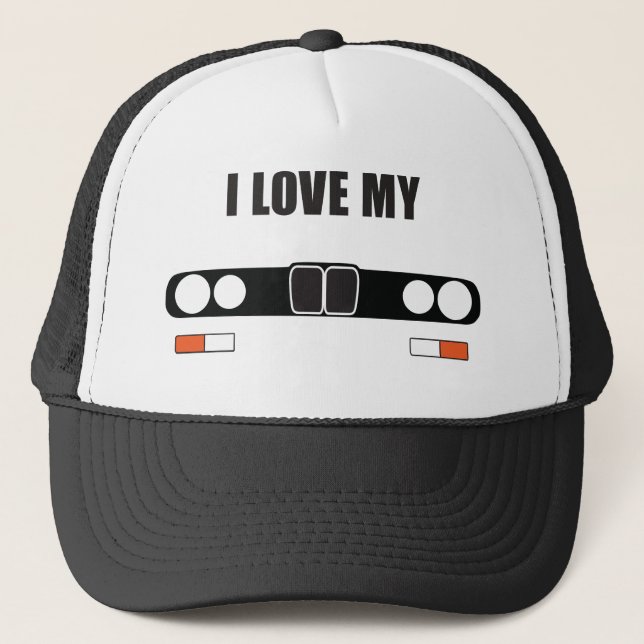Casquette j'aime mon E28 (Devant)