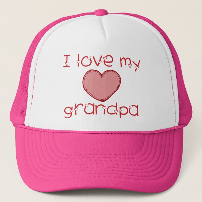Casquette J'aime mon grand-papa (Devant)
