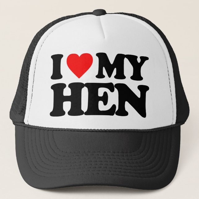 CASQUETTE J'AIME MON HEN (Devant)