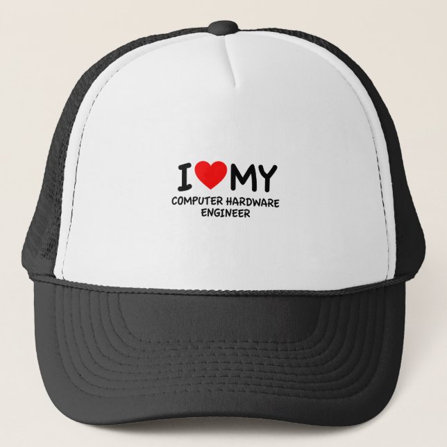 Casquette J'aime mon ingénieur informatique (Devant)