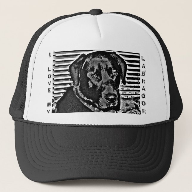 CASQUETTE J'AIME MON LABRADOR (Devant)