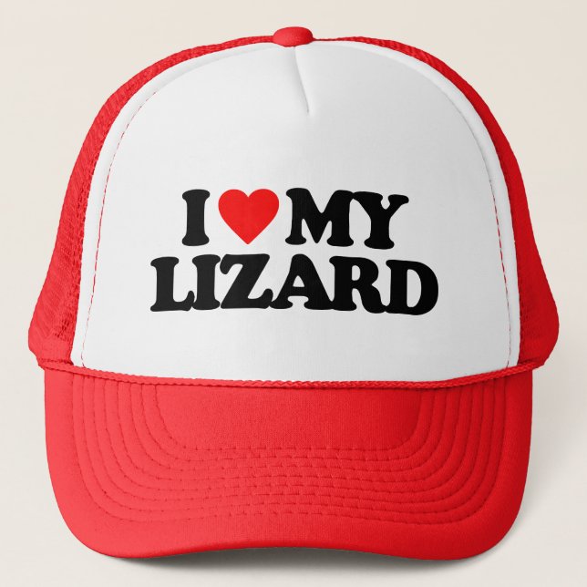 CASQUETTE J'AIME MON LÉZARD (Devant)