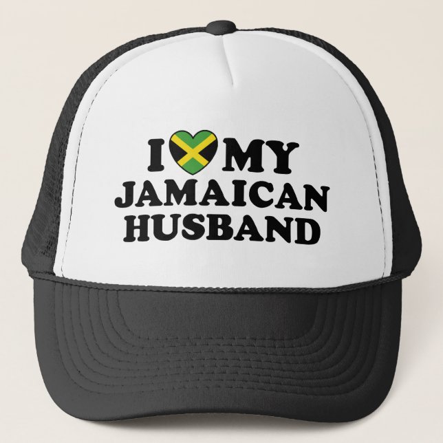 Casquette J'Aime Mon Mari Jamaïcain (Devant)