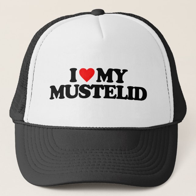 CASQUETTE J'AIME MON MUSTÉLIDE (Devant)