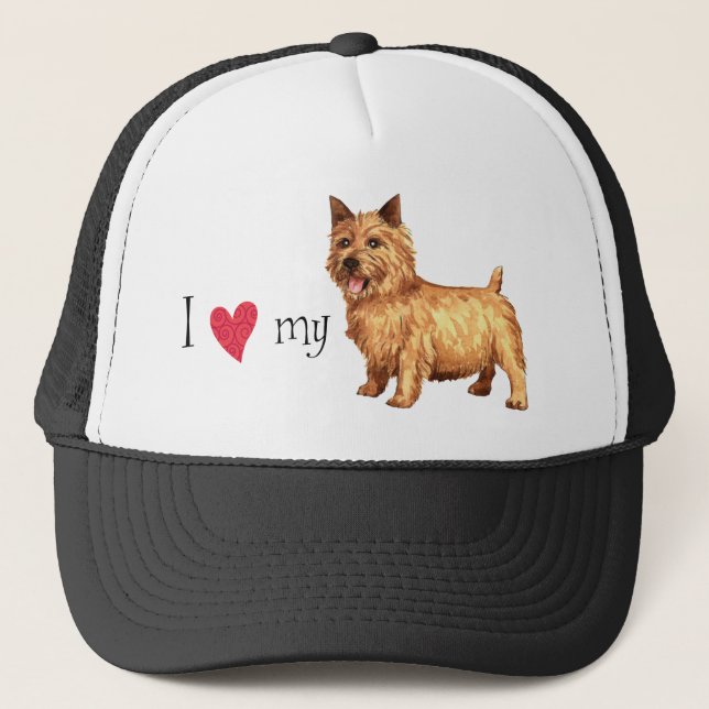 Casquette J'aime mon Norwich Terrier (Devant)