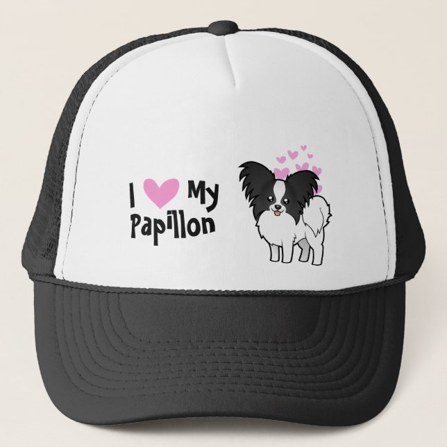 Casquette J'aime mon Papillon (Devant)