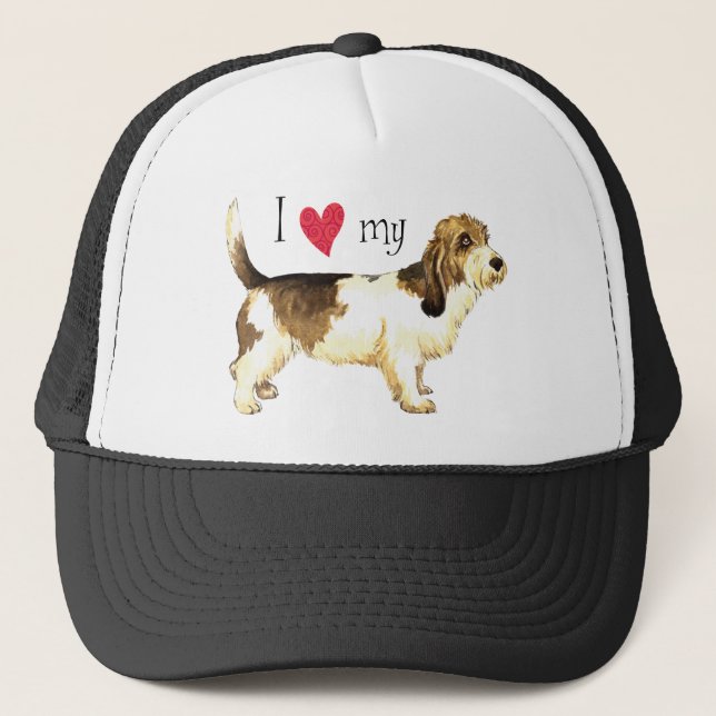 Casquette J'aime mon PBGV (Devant)