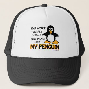 Casquette J'aime mon pingouin