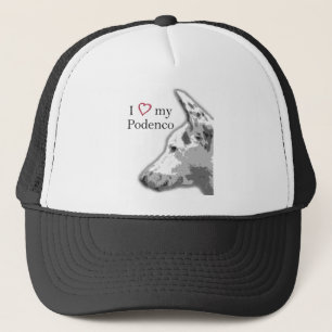 Casquette j'aime mon podenco