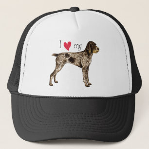 Casquette J'aime mon pointeur À poils durs allemand