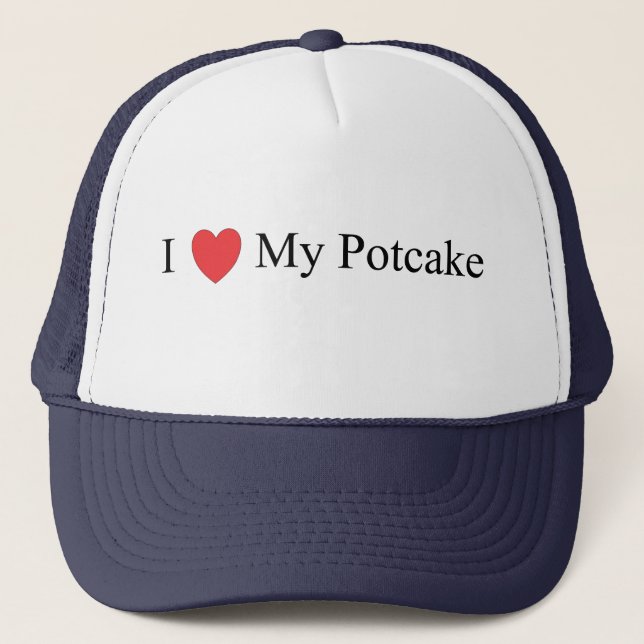 Casquette J'aime mon Potcake (Devant)