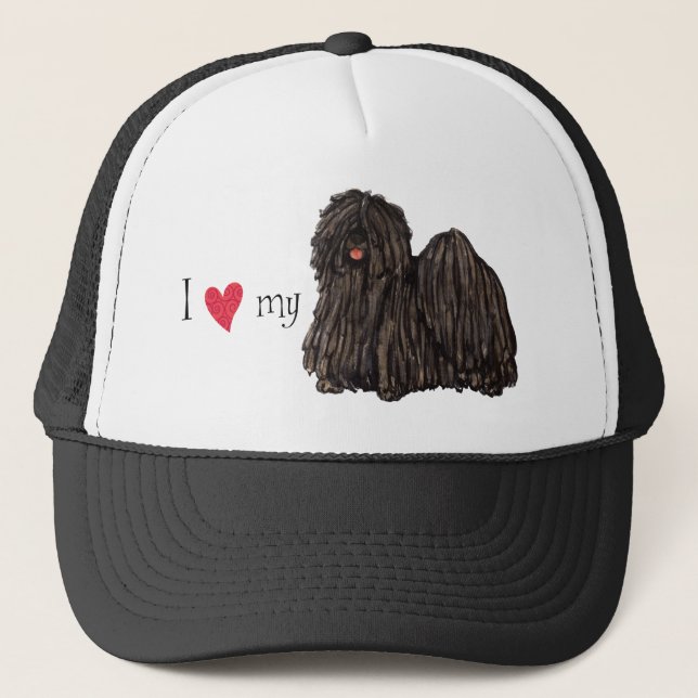 Casquette J'aime mon Puli (Devant)
