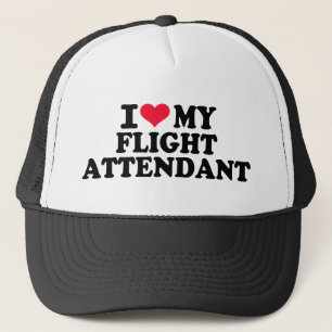 Casquette J'aime mon steward (hôtesse de l'air)