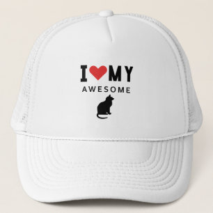 Casquette J'aime mon super chien de chat
