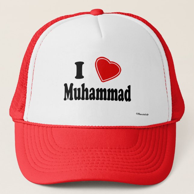 Casquette J'aime Muhammad (Devant)