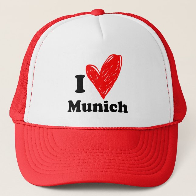 Casquette J'aime Munich (Devant)