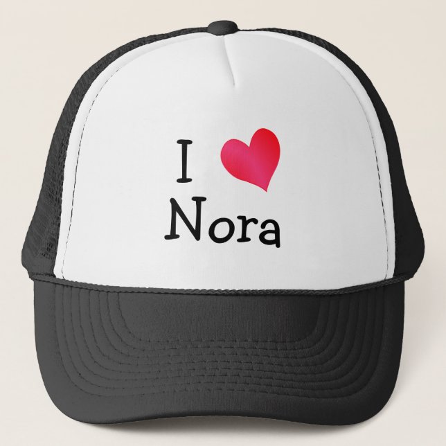 Casquette J'aime Nora (Devant)