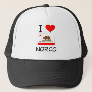 Casquette J'aime NORCO la Californie