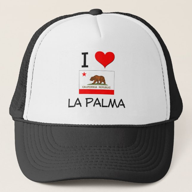 Casquette J'aime PALMA la Californie de LA (Devant)