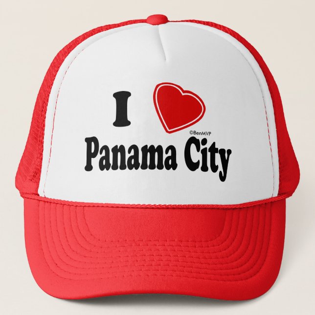 Casquette J'aime Panamá City (Devant)