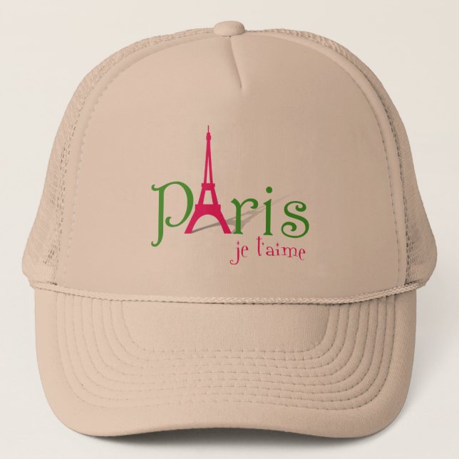 Casquette J'aime Paris (Devant)