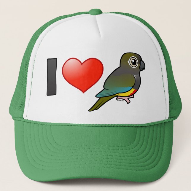 Casquette J'aime Patagonian Conures (Devant)