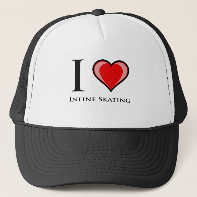 Casquette J'aime patiner en ligne (Devant)