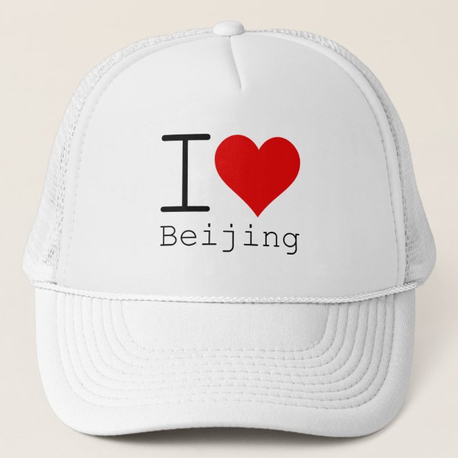 Casquette J'aime Pékin (Devant)