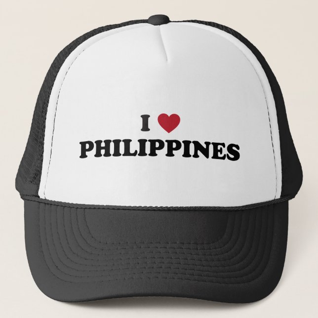 Casquette J'aime Philippines (Devant)